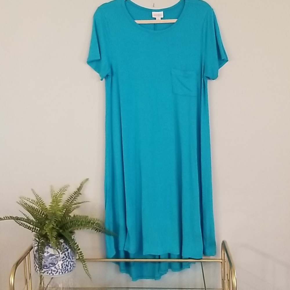 Lularoe Solid blue Carly M